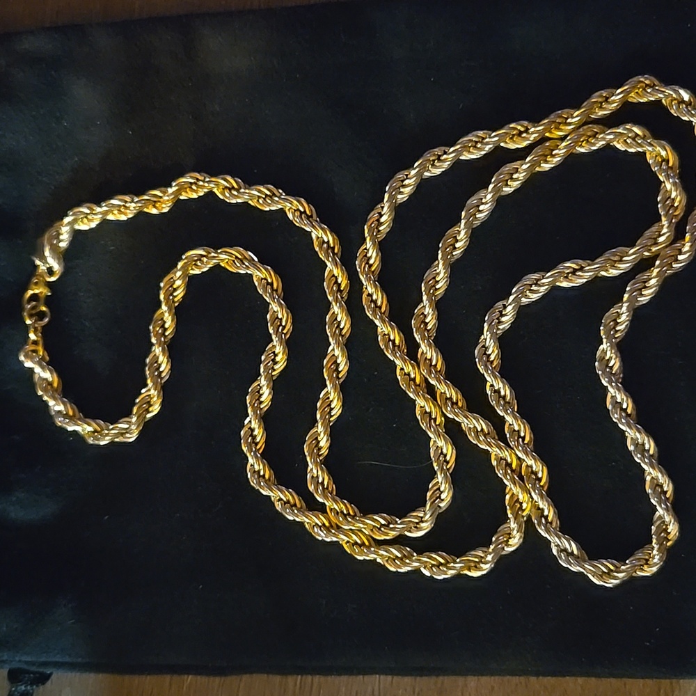 Gold-toned chain designed by Napier.  Pre-owned